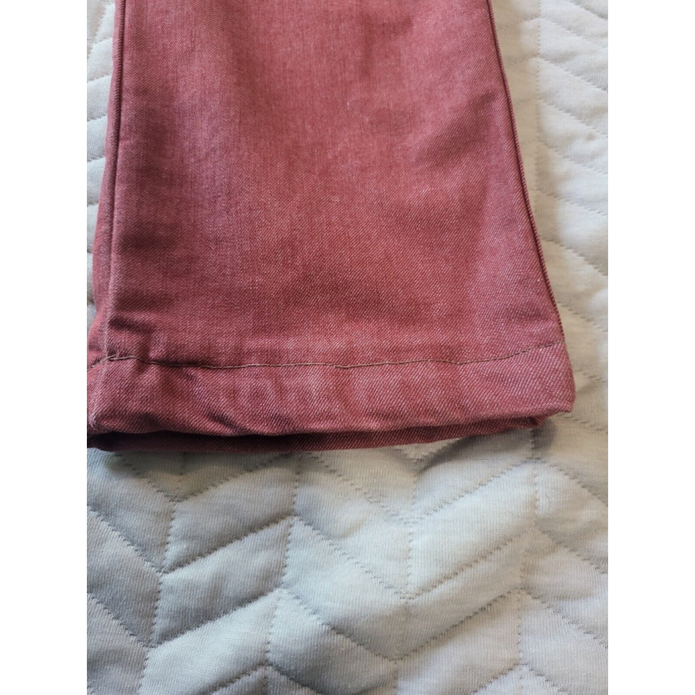 7 For All Mankind Carol Emilio Pucci Jeans Red Size 28 - Picture 5 of 16